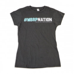Grey & Teal Ladies T-Shirt, MBRPnation,